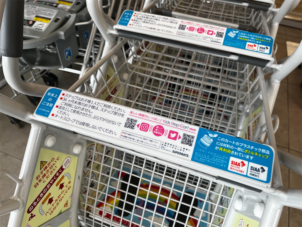 ヤオコー 東鷲宮店カート①